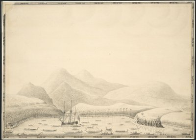 Otaheite (cioè Tahiti) o Isola di Re Giorgio di Samuel Wallis (1728–1795) da Samuel Wallis